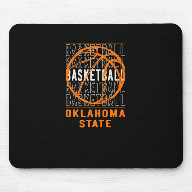 Bysketbyll Oklahoma State  Mouse Mat (Front)