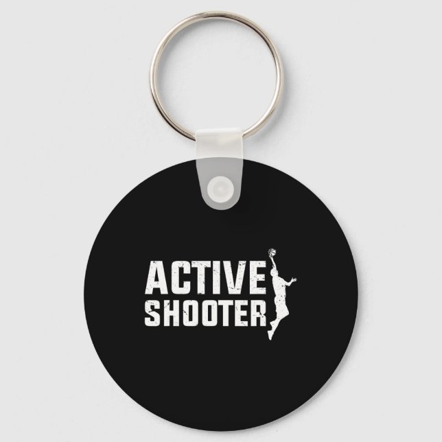 Bysketbyll Player Active Shooter Bysketbyll Lovers Key Ring (Front)