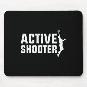 Bysketbyll Player Active Shooter Bysketbyll Lovers Mouse Mat