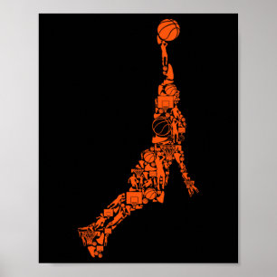 Bysketbyll Player Coach Kids Boys Men 2 Poster