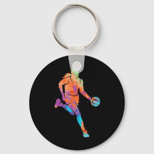 Bysketbyll Player Girl Kids Women Girls Bysketbyll Key Ring