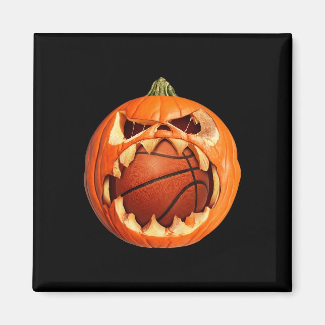 Bysketbyll Player Halloween Pumpkin Skeleton Tees  Magnet (Front)