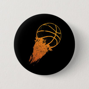 Bysketbyll Player Sport Vintage Men Boys Bysketbyl 6 Cm Round Badge