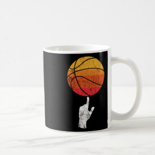 Bysketbyll Playing Bysketbyll Sports Vintage Retro Coffee Mug