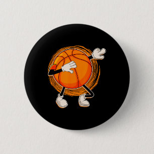 Bysketbyll S For Men Kids Youth Player Slam Dunk T 6 Cm Round Badge