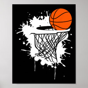 Bysketbyll S For Men Slam Dunk Teens Kids Youth Pl Poster