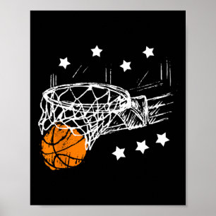 Bysketbyll S For Men Slam Dunk Teens Kids Youth Pl Poster