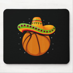 Bysketbyll Sombrero Cinco De Mayo Fiesta Sport Mex Mouse Mat