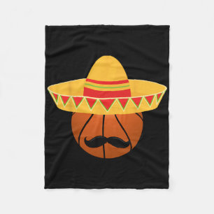 Bysketbyll Sombrero For Cinco De Mayo Fiesta Celeb Fleece Blanket