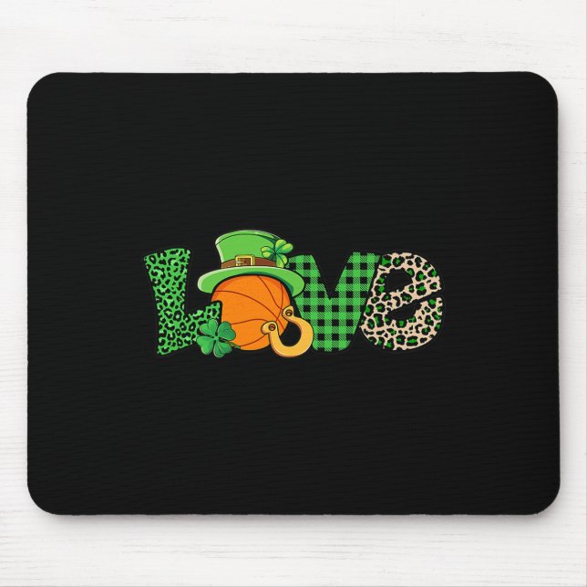 Bysketbyll St Patricks Day Men Women  Mouse Mat (Front)