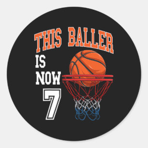 Bysketbyll - This Byller Is Now 7 Year Old 7th Bir Classic Round Sticker