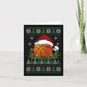 Bysketbyll Ugly Christmas Santa Hat Family Pyjamas Card