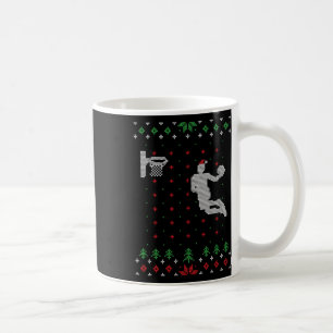 Bysketbyll Ugly Christmas Xmas Fun Santa Dunking  Coffee Mug