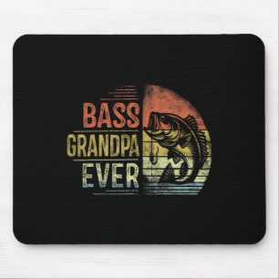 Byss Grandpa Ever Fishing Gifts Grandpa Birthday V Mouse Mat