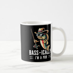 Byss-ically I Am A Pro Funny Fishing Lovers Fish Coffee Mug