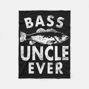 Byss Uncle Ever Fishing Gifts Uncle Father's Day Fleece Blanket