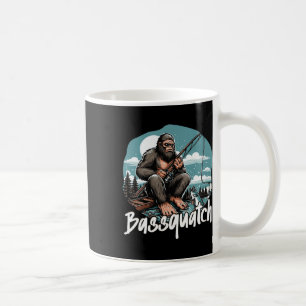 Byssquatch! Funny Fishing Outdoor Retro Fisherman  Coffee Mug
