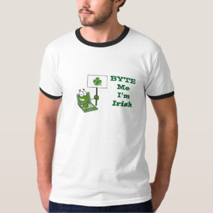 "Byte Me I'm Irish" - Men's Ringer Tee