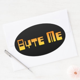 Byte Me Sticker
