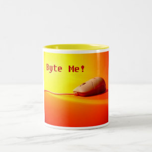 Byte Me Two-Tone Coffee Mug