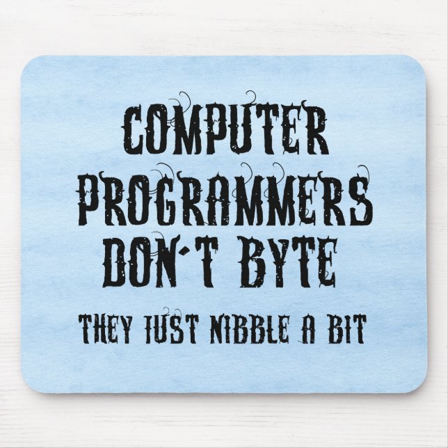 Byting Programmers Mouse Mat (Front)