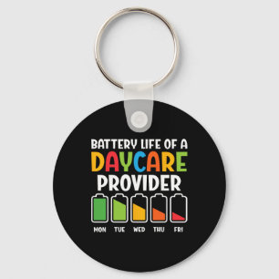 Byttery Life Of Daycare Provider - Childcare Teach Key Ring