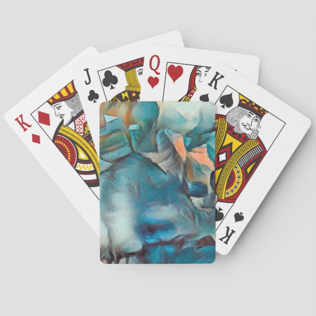 Byzantine Abstract Playing Cards (Back)