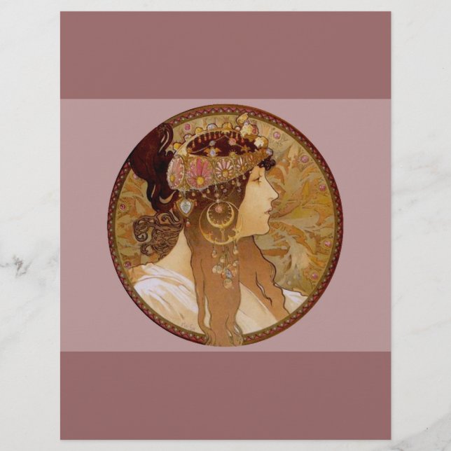 Byzantine Brunette, 1897 Flyer (Front)