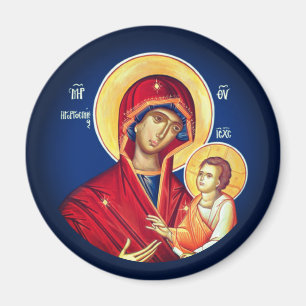 Byzantine Christian Orthodox Icons: Virgin Mary Magnet