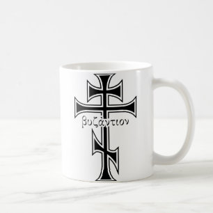 Byzantine Cross & Eagle Coffee Mug
