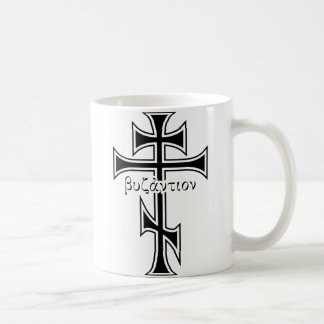 Byzantine Cross & Eagle Coffee Mug