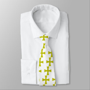 Byzantine Cross of Gold Neck Tie