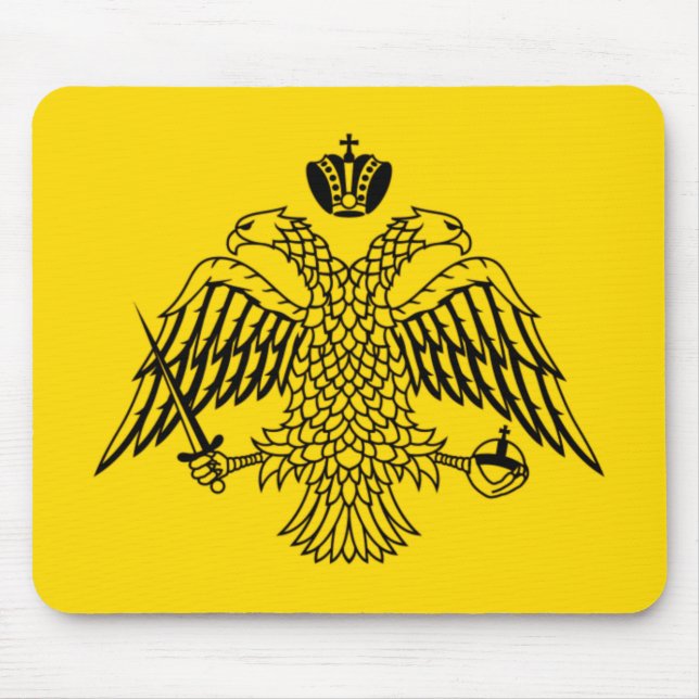 Byzantine Empire Flag Mouse Mat (Front)