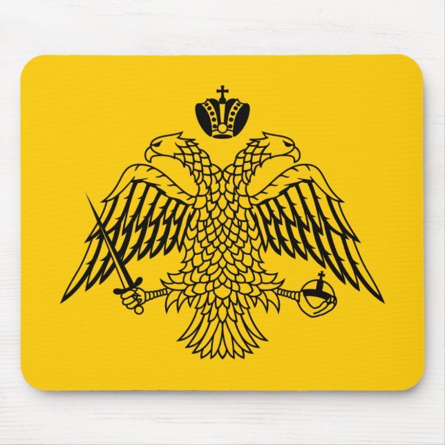 Byzantine Empire Flag Mouse Mat (Front)