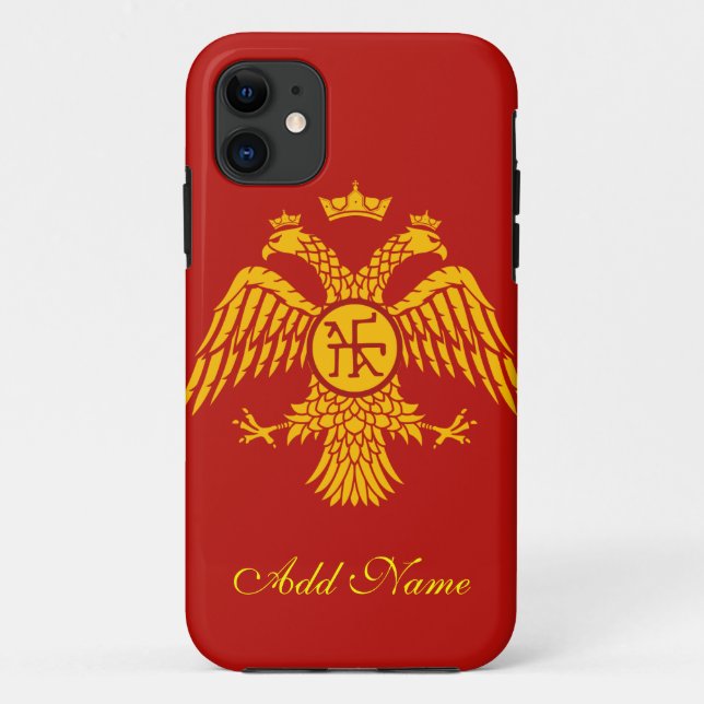 Byzantine Flag Case-Mate iPhone Case (Back)