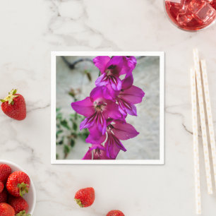 Byzantine Gladiolus Paper Napkins