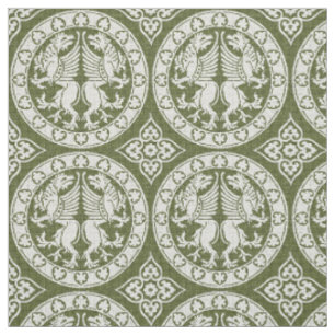 Byzantine Griffins Fabric