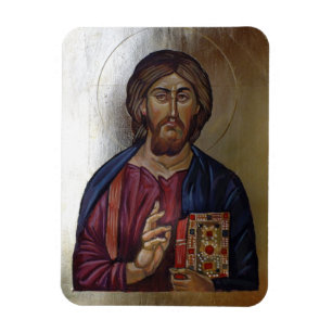 Byzantine Icon of Christ Pantocrator Magnet