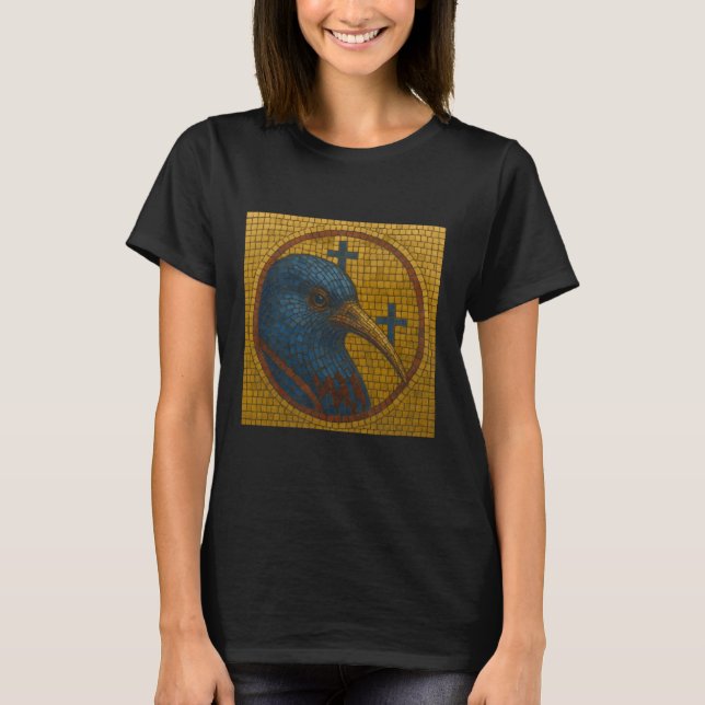 Byzantine Kiwi Mosaic T-Shirt (Front)