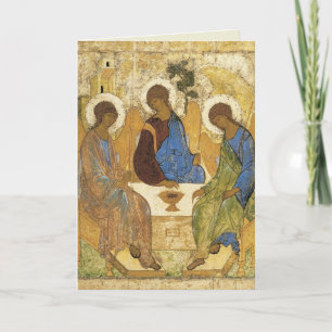 Byzantine Orthodox Easter Rite Priest Ordination Holiday Card