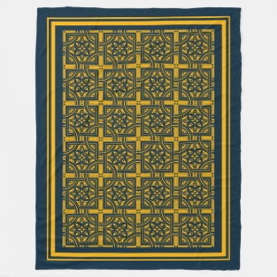 Byzantine Pattern Fleece Blanket