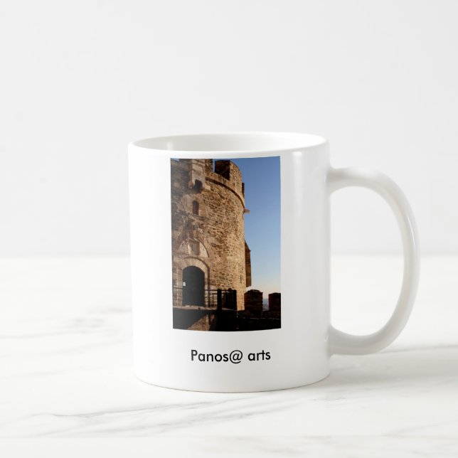 Byzantine walls, Thessaloniki, Greece Coffee Mug (Right)
