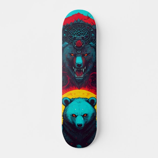 BZ War Bear Official Madness Custom Skateboard (Front)
