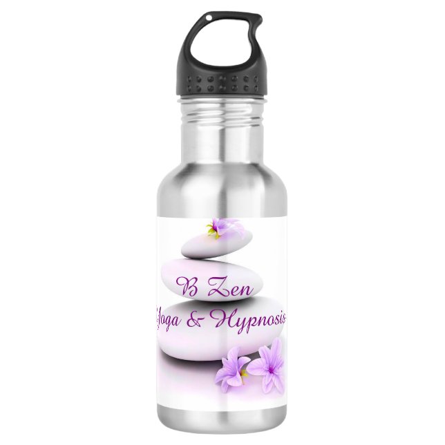 BZen Yoga & Hypnosis Water Bottle (Front)
