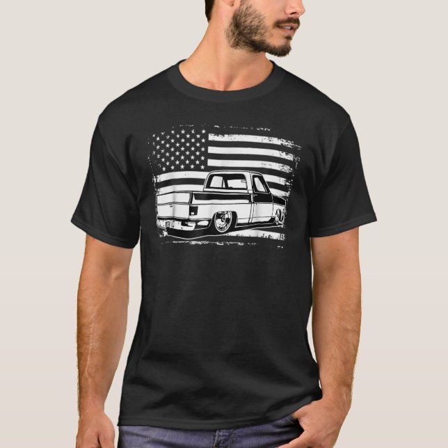 C10 Truck USA SLAMMED C10 Nation T-Shirt (Front)