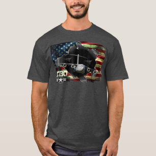 C130 Hercules Air Force Military Veteran Pride US  T-Shirt