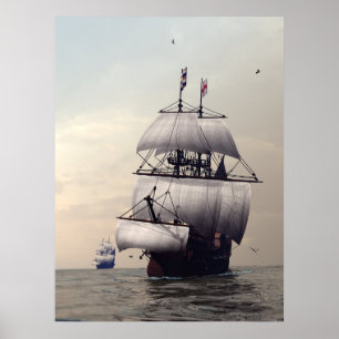 C16th  Frigates Poster