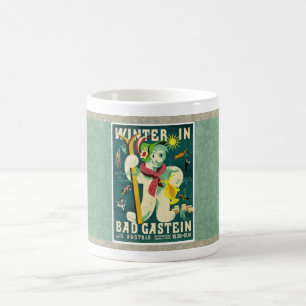 c1950 AUSTRIA / BAD GASTEIN TRAVEL POSTER MCM  Coffee Mug