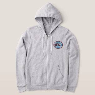 C2B: 2T-LtBlu Long Sleeve Zip-D Hoodie