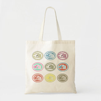 C2B: Tote Bag Multi-colour Pattern